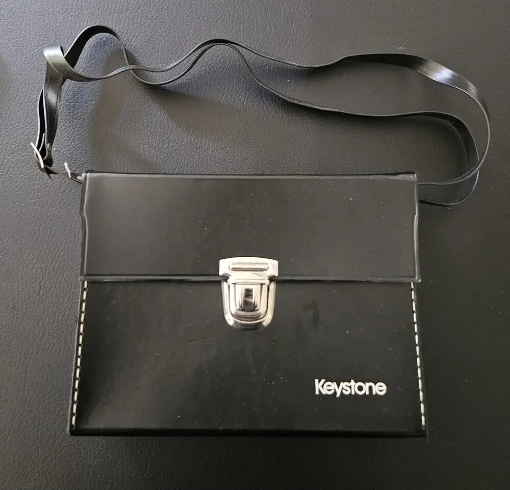 Keystone Vintage CAMERA CASE W/ STRAPS (8.5x6.5x2 3/4 INCHES)